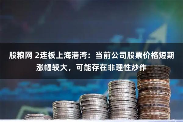 股粮网 2连板上海港湾：当前公司股票价格短期涨幅较大，可能存在非理性炒作